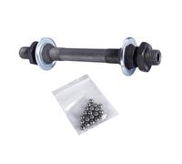Risveglio Essieu arrière creux de 135 mm pour moyeux de vélo Novatec, arbre en acier avec billes et extrémité, kit de réparation rapide pour VTT (kit2)