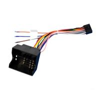 Risveglio Faisceau de câblage d'autoradio 16 broches pour Ford Focus MK2 pour Android Navigation Câble d'alimentation ABS Noir 12 V