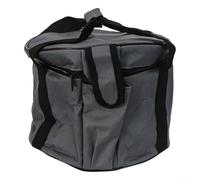 Risveglio Grand ensemble de cuisine d'extérieur 14 L avec poignée ergonomique, étui à couverts Oxford 600D pour camping, barbecue, camping-car, boue (gris)