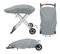 Risveglio Housse de protection pour barbecue Weber 9010001 Traveler - Tissu imperméable avec coutures renforcées - Gris