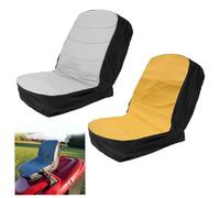 Risveglio Housse de siège pour tondeuse à gazon avec poches - En coton et polyester résistant aux intempéries - Protection de siège avec rembourrage épais et cordon élastique - Pour tondeuses