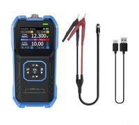 Risveglio HRM-10 Testeur de résistance interne, 0-100 V DC 0-200 Ω testeur de batterie avec écran couleur TFT, sonde Kelvin 4 fils, exportation de données via Type-C pour tri des cellules Li-ion (D)