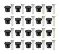 Risveglio Hunter Lot de 5/10/20 capuchons de buse de pulvérisation avec filtre pour système d'irrigation de pelouse de jardin, noir, lot de 5/10/20