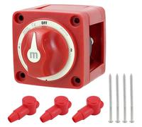 Risveglio Interrupteur d'arrêt de batterie robuste pour bateau, voiture, camping-car, isolateur d'alimentation marine protégé contre l'allumage (6008)