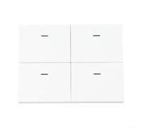 Risveglio Interrupteur de scène 4 interrupteurs 12 modes pour Tuya pour Zigbee pour Hub sans fil à bouton-poussoir compatible avec l'application Life Blanc