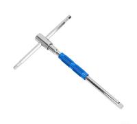 Risveglio Jeu de clés à cliquet réversibles 28,8 cm Bleu | 4 interfaces d'entraînement, grande/moyenne/petite, adaptateur hexagonal, pour une fixation polyvalente, outil tout-en-un