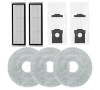 Risveglio Kit d'accessoires pour aspirateur Cecotec X100 pour Conga avec filtre de rechange, serpillères, sacs à poussière (A)