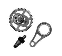 Risveglio Kit de bielle en métal compatible avec haie HS81T HS86T HS82T HS87T pour débroussailleuse, ensemble de 3 pignons droits