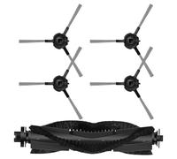 Risveglio Kit de brosse latérale principale pour Cleanova pour W7 W11 W15 Vexilar pour robot W7 W9 pour aspirateur, rouleau en nylon 4 brosses