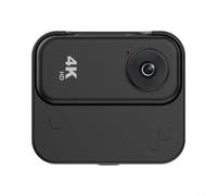 Risveglio Kit de caméra d'action 4K tout-en-un, caméra de sport en ABS robuste pour vlogging, cyclisme, randonnée, sports nautiques, support compatible avec caméra d'aventure en plein air (noir)