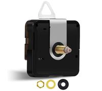 Risveglio Kit de mouvement d'horloge avec mécanisme silencieux, 5 paires d'aiguilles et double axe, réparation d'horloge murale DIY