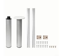 Risveglio Kit de pieds de table télescopiques pour intérieur de camping-car | Hauteur réglable, construction en alliage d'aluminium, s'adapte aux camping-cars, support de salle à manger stable