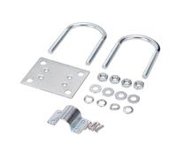 Risveglio Kit de serrage pour antenne en fibre de verre avec boulons en U | Hotspot Miner, support de mâchoire robuste pour antenne extérieure pour tube satellite de 1,8 à 2,8 cm de diamètre