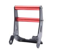 Risveglio Kit de support de pied arrière en alliage d'aluminium pour trottinette électrique Kugoo Pro, fourche arrière pliable, pédale avec support stable, noir et rouge