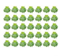 Risveglio Lime pour V3 Peach pour V3 Lot de 35 commutateurs linéaires silencieux, 5 broches tactiles avec actionnement 35gf (LimeV3Sllent)