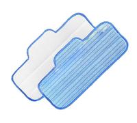 Risveglio Lot de 10 tampons en microfibre réutilisables pour Dupray Neat, lavables pour recharges de rechange, pour chiffons de nettoyage doux et anti-rayures, bleu
