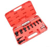 Risveglio Lot de 12 extracteurs de roulement pour trou borgne 8-32 mm | Extrait les roulements de 8 à 32 mm, action marteau coulissant, installation rapide, sans danger pour les surfaces de voiture