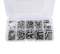 Risveglio Lot de 150 inserts de réparation de filetage en acier inoxydable 304 pour kit hélicoïdal M5 M6 M8, longueurs 1,5D et 3D pour aluminium/magnésium
