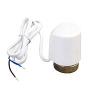 Risveglio Lot de 2 actionneurs thermiques électriques M30 x 1,5 mm AC 230 V pour système de chauffage au sol, valve de radiateur normalement ouverte