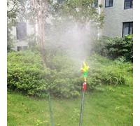 Risveglio Lot de 2 buses de pulvérisation à triple degré réglable pour l'agriculture, haute pression, pour griffe en plastique pour tête de brume d'eau, irrigation de jardin, 125 cm, jaune