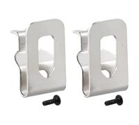 Risveglio Lot de 2 crochets de ceinture en métal 18 V 20 V pour perceuse sans fil DCD985 DCD740 DCF883 partie N268241 N169778 Argenté