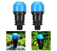 Risveglio Lot de 2 soupapes de libération d'air de 1,9 cm en polypropylène pour système d'irrigation sous vide pour système d'irrigation de jardin et agriculture