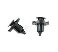 Risveglio Lot de 20 rivets de fixation en plastique pour Nissan, trou de 8 mm, bavettes garde-boue, jupes latérales, noir, 22 mm