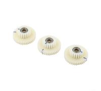 Risveglio Lot de 3 engrenages de moteur de rechange en nylon 40T et 18T pour vélos électriques - Blanc - Compatible avec les unités d'entraînement Ebike