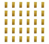 Risveglio Lot de 30 feuilles de fond de teint en cire d'abeille naturelle, 19,5 x 33 cm, pour base en nid d'abeille pour apiculture, inserts de cire jaune pour cadres de ruche
