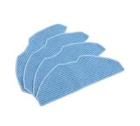 Risveglio Lot de 4 chiffons de nettoyage en microfibre compatibles avec Tapo RV30 Max Plus, RV30 Max, RV20 Max Plus, RV20 Max, pièce de rechange pour aspirateur robot, bleu