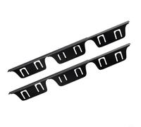 Risveglio Lot de 4 couvre-joints réglables pour cuisinière en acier inoxydable, 35,8 à 69,5 cm, pour kit de garniture de cuisinière, espaces de comptoir