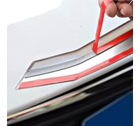 Risveglio Lot de 4 enjoliveurs creux chromés pour poignée de porte pour XC60 2018-2023, décorations extérieures argentées, montage avant et arrière