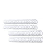 Risveglio Lot de 4 manchons de protection pour arbres en polypropylène blanc rigide pour protection contre les cerfs et les aboiements