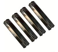 Risveglio Lot de 4 plaques chauffantes de 36,6 cm pour barbecue Nexgrill 720 0697 720 0830H, déflecteur de feu en métal de rechange pour barbecue Charbroil Glo, couvercle de brûleur de barbecue