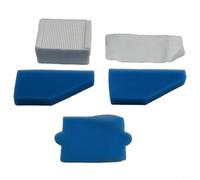 Risveglio Lot de 5 filtres d'aspirateur compatibles avec + Multi Clean pour X8 Parquet, Pet & Family et Perfect Air Animal Pure, partie 787241, bleu gris