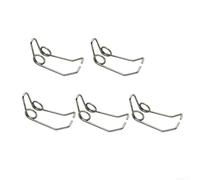 Risveglio Lot de 5 ressorts de valve en fer pour trompette, trombone alto | Compatible avec trompette, trombone, saxophone alto, valve à eau, ajustement précis, installation facile