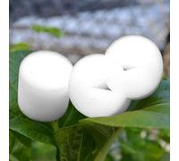 Risveglio Lot de 50 filets en plastique avec inserts en éponge 35 mm Kit de démarrage Aquaponics Propagation et clonage
