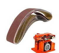 Risveglio Lot de 7 bandes abrasives 50 x 686 mm, grain 120-1000 en oxyde d'aluminium pour métal, bois, cuir, polissage (mélange)