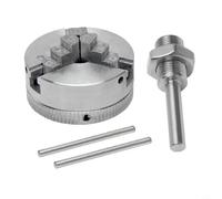 Risveglio Mandrin de tour à quatre mâchoires Z011A, 12-65 mm, poignée interne externe de 1,8 à 56 mm, pince manuelle en acier à haute teneur en carbone pour mini tournage du bois en métal (B)