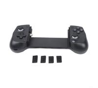 Risveglio Manette de jeu extensible et portable avec prise en main confortable, manette de jeu portable en ABS pour iPhone et tablette (noir) (vert)