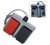Risveglio MD FS-65 Pédale pour interrupteur à pied double pour contrôleur momentané USB rouge/noir