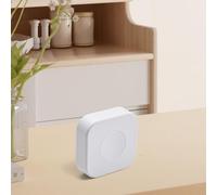 Risveglio Mini interrupteur sans fil pour Tuya Home, bouton de contrôle du capteur Zigbee compatible avec & Home, pour télécommande d'automatisation compacte, blanc
