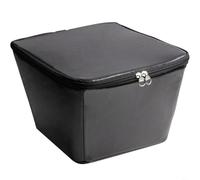 Risveglio Panier de vélo en cuir synthétique résistant à l'eau avec doublure en éponge douce, doublure de rangement pour vélos électriques, scooters, sac de transport résistant à la poussière et aux