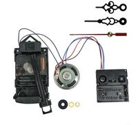 Risveglio Pendule à quartz avec boîte à musique, tige de 17 mm, panneau de 2 à 7 mm, kit de réparation à faire soi-même avec 3 aiguilles et unité d'entraînement pour décoration d'intérieur (B)