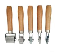 Risveglio Pneu en caoutchouc pour machine à coudre - Support en métal | Roulement intégré, rotation flexible, économise des efforts, acier et bois, élimine efficacement les bulles d'air