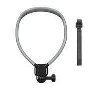 Risveglio Pocket 3 and for OSMO for 360 Camera Neck Mount, Silicone Strap First Person POV, Horizontal Video, Quick Install, Grey Black