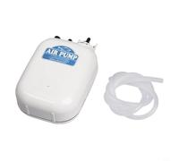 Risveglio Pompe à oxygène silencieuse portable pour aérateur d'appâts vivants à double vitesse avec pierre à air pour aquarium et pêche