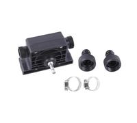Risveglio Pompe de forage électrique portable pour outil de transfert d'eau et d'huile, débit de 20 à 30 lmin, ABS pour plastique avec connecteurs de tuyau de 2 m, maison, jardin, extérieur