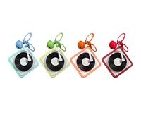 Risveglio Porte-clés enregistreur vocal compact pour clés, notes d'amour et | Porte-clés pour mini enregistreur vocal, message personnalisé 15 secondes et lecteur de musique, audio portable pour mini