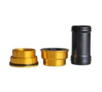 Risveglio Press-Fit Boîtier de pédalier creux pour BB92 86-92 mm, axe de manivelle 24 mm, roulement scellé, partie de vélo de route, VTT Noir
